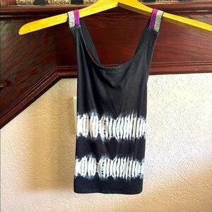 More than Magic Girls Size 7/8 Tie De Sparkly Shimmer Strap Athletic Beachy Top